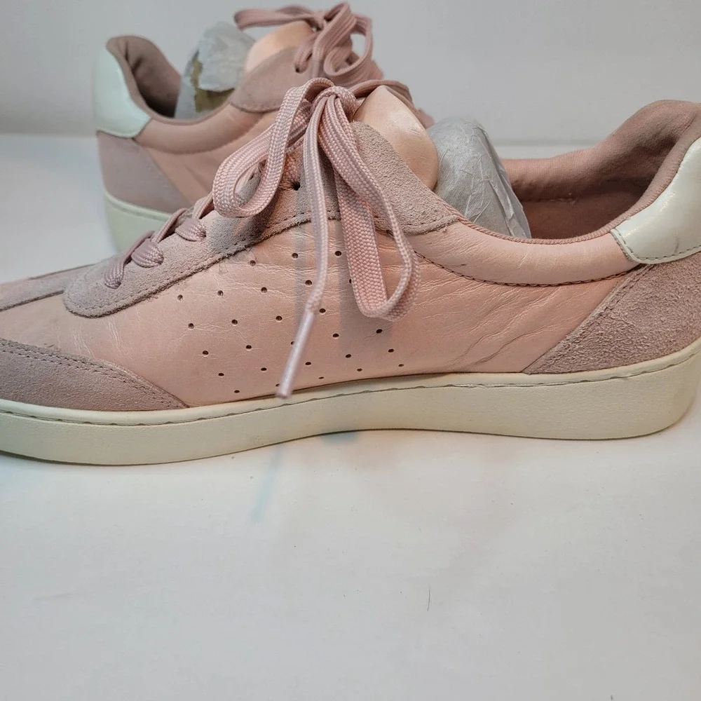 Michael Kors Scotty Leather Pink Sneaker Lace Up‎ Casual Shoes Women's Size 8